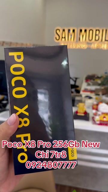 POCO X8 Pro 5G 256GB New Full Box. Mua bán Điện thoại tại Quận Ninh Kiều Cần Thơ được đăng bởi Hồ Quốc Thái hình 1