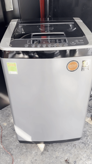 Máy giặt LG cửa trên 8kg Bạc đã sử dụng. Mua bán Máy giặt tại Quận Tân Phú Tp Hồ Chí Minh được đăng bởi Điện Lạnh Thanh Sang hình 1
