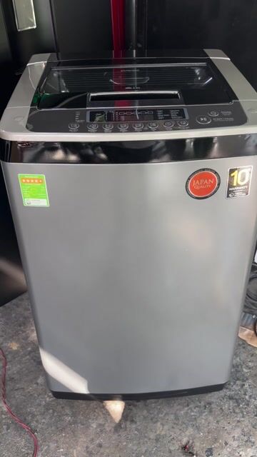 Máy giặt LG cửa trên 8kg Bạc đã sử dụng. Mua bán Máy giặt tại Quận Tân Phú Tp Hồ Chí Minh được đăng bởi Điện Lạnh Thanh Sang hình 1