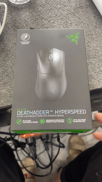 Chuột gaming Razer DeathAdder V3 Hyperspeed Đen. Mua bán Phụ kiện (Màn hình, Chuột...) tại Huyện Phú Xuyên Hà Nội được đăng bởi Hoàng Đại Thắng hình 1