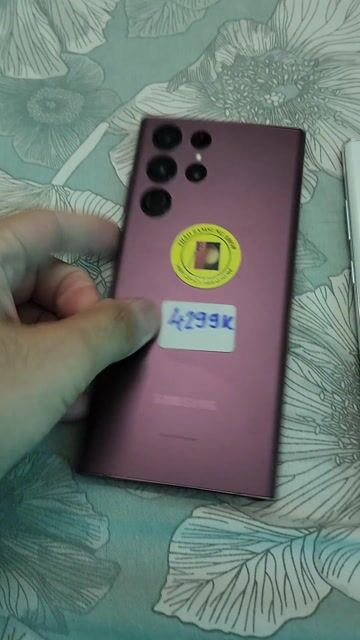 Samsung S22 Ultra 128GB Đỏ rượu Mỹ. Mua bán Điện thoại tại Huyện Bình Chánh Tp Hồ Chí Minh được đăng bởi Thảo Samsung hình 1