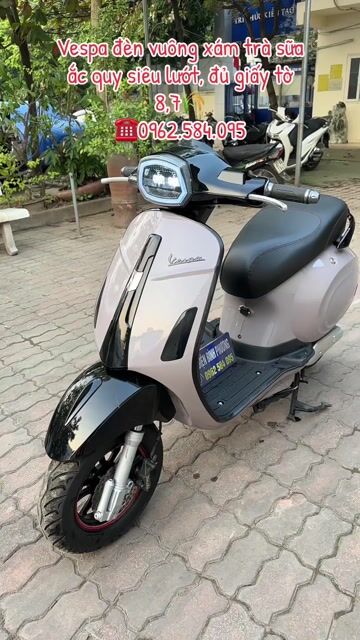 vespa đủ giấy ắc quy 2025 chạy 50km/ lần sạc. Mua bán Xe điện tại Quận Bắc Từ Liêm Hà Nội được đăng bởi Xe điện Bình Phương hình 1
