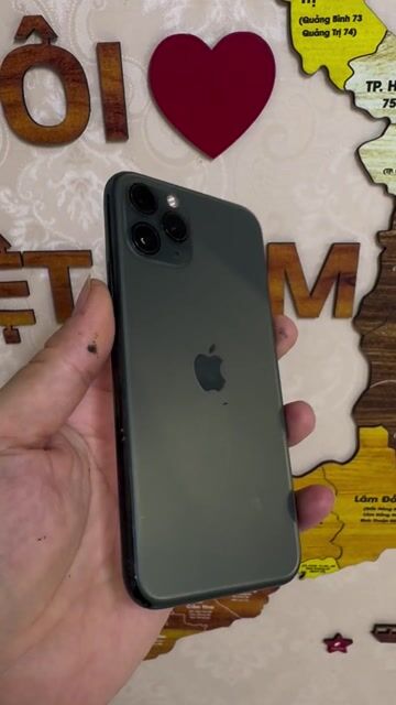 iPhone 11 Pro 64GB-Xanh. đủ face id. Mua bán Điện thoại tại Quận Long Biên Hà Nội được đăng bởi ADAYROI ĐIỆN THOẠI RUBY  hình 1