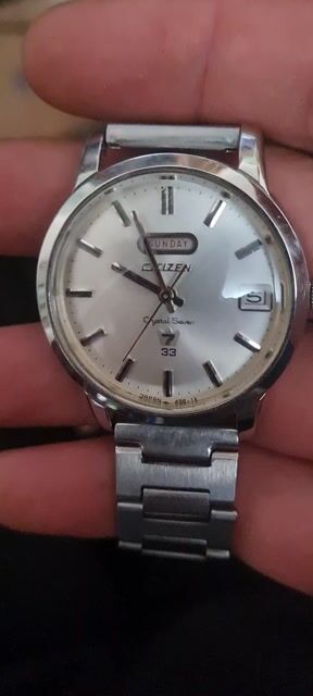 Đồng hồ Citizen Crystal Seven Nam Bạc. Mua bán Đồng hồ tại Thành phố Đà Lạt Lâm Đồng được đăng bởi Nguyễn Đình Bảo Hòa hình 1