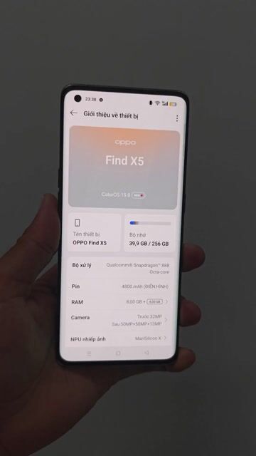 Oppo Find X5 256GB Đen. Mua bán Điện thoại tại Thành phố Sóc Trăng Sóc Trăng được đăng bởi ZORO CHUYÊN SỌC hình 1
