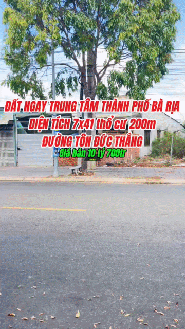 Mua bán Đất Thành phố Bà Rịa Bà Rịa - Vũng Tàu diện tích 291 m² giá 10,7 tỷ