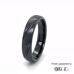 5mm Black Brushed Zirconia Ceramic Patterned Ring 360 Video two