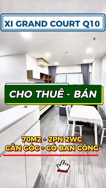 Cho thuê Căn hộ Chung cư Xi Grand Court Quận 10 Tp Hồ Chí Minh diện tích 75 m² giá 17,5 triệu/tháng