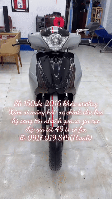 Honda SH 150CBS 2016 Xám xi măng. Mua bán Xe máy tại Thành phố Vũng Tàu Bà Rịa - Vũng Tàu được đăng bởi XE MÁY BẢO THANH  TPVŨNG TÀU hình 1