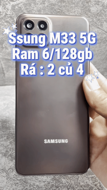 Samsung Galaxy M33 5G 6GB/128GB Nâu. Mua bán Điện thoại tại Quận 4 Tp Hồ Chí Minh được đăng bởi Tuấn hình 1