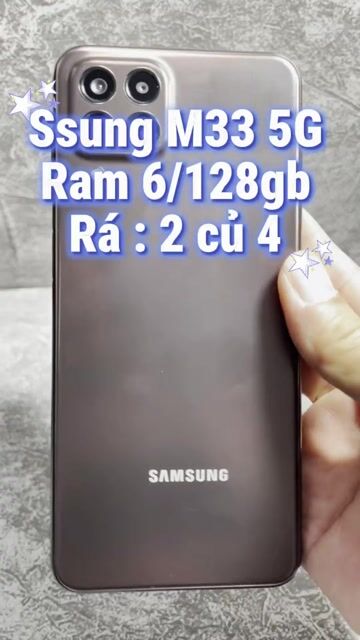 Samsung Galaxy M33 5G 6GB/128GB Nâu. Mua bán Điện thoại tại Quận 4 Tp Hồ Chí Minh được đăng bởi Tuấn hình 1