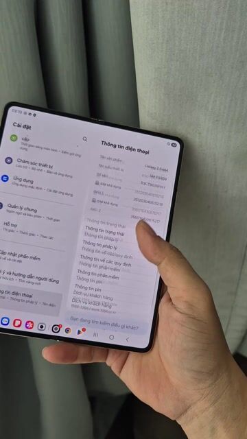 Samsung Z Fold4 256GB ram 12G . Mua bán Điện thoại tại Quận 8 Tp Hồ Chí Minh được đăng bởi Phan Minh Tân hình 1