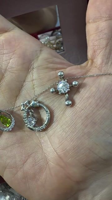 Mặt dây chuyền Bạc Đá trắng. Mua bán Phụ kiện thời trang khác tại Quận Tân Bình Tp Hồ Chí Minh được đăng bởi Lành Lasa hình 1