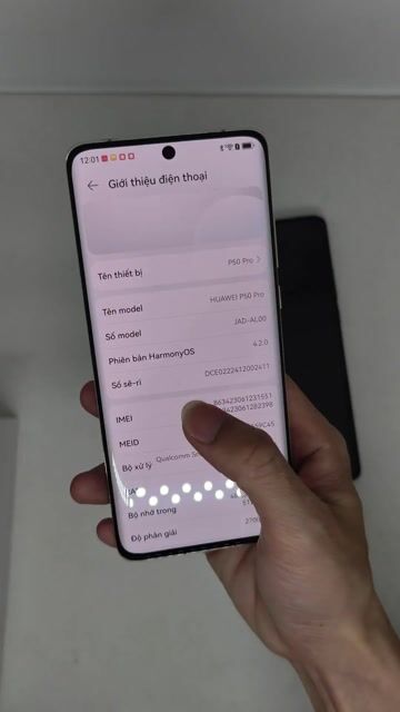 Huawei P50 Pro 8/512 cài sẵn google. Mua bán Điện thoại tại Quận Thanh Xuân Hà Nội được đăng bởi Đỗ Mạnh Nhuận hình 1