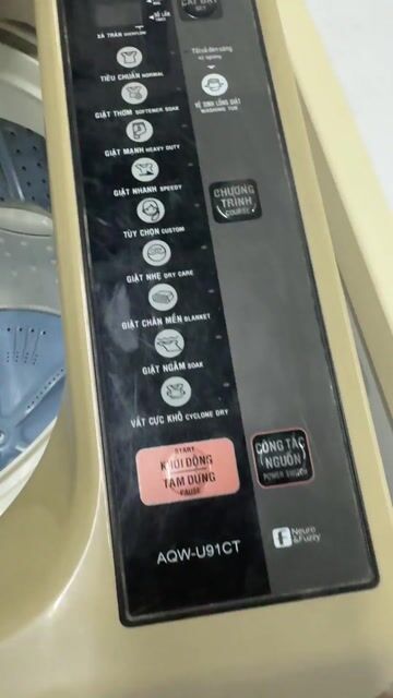 Máy giặt Aqua 9kg đời mới hiện đại. Mua bán Máy giặt tại Quận Thanh Xuân Hà Nội được đăng bởi e lê 286 nguyễn xiển hình 1