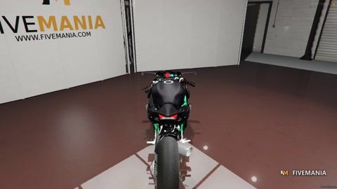 FIVEM Ninjah2 | Realistic Sports Bike [Unbadged] Add-On | Optimized | Fivem Ready | High Quality — video preview