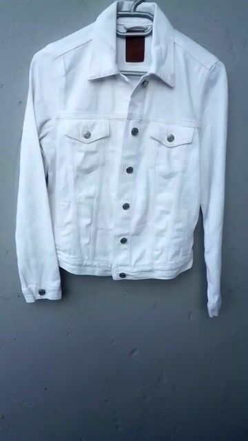 Khumo white denim jacket