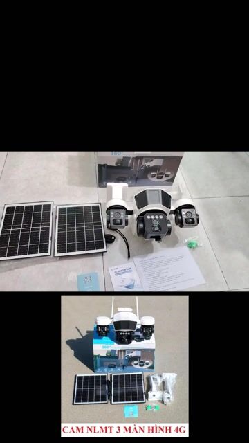 Camera năng lượng mặt trời 4g 3 MÀN HÌNH. Mua bán Máy ảnh, Máy quay tại Quận Tân Phú Tp Hồ Chí Minh được đăng bởi ĐẠI LÝ CAMERA QUAN SÁT hình 1