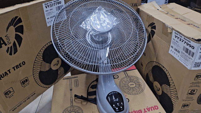 Quạt treo ASIA VY377990 Xám bạc 55w,remote.MỚI 💯%. Mua bán Quạt tại Quận 1 Tp Hồ Chí Minh được đăng bởi Xì Trum Vân hình 1