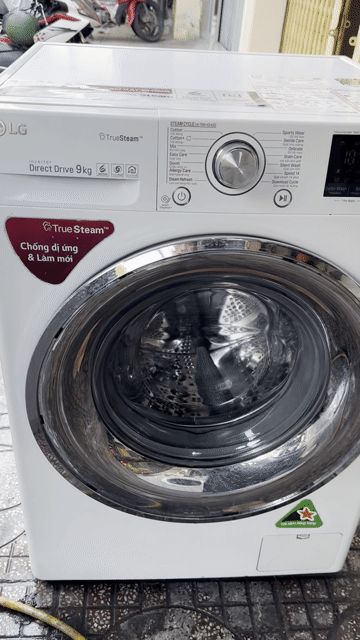 Máy giặt LG 9kg zin giặt vắt êm. Mua bán Máy giặt tại Quận 7 Tp Hồ Chí Minh được đăng bởi  Điện Lạnh Dương hình 1