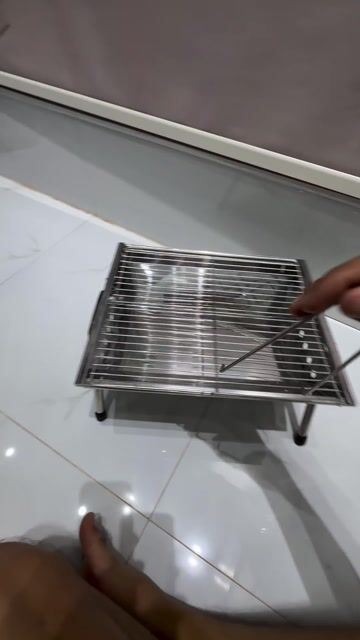 Bếp nướng than Inox Mới 99,9%. Mua bán Bếp, lò, đồ điện nhà bếp tại Huyện Chợ Mới An Giang được đăng bởi Linh Thanh Lý Đồ Review hình 1