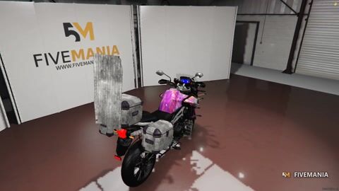 FIVEM Scorpion | Adventure Touring Motorcycle [Unbadged] Add-On | Working Lights | Saddlebags | Optimized | Fivem Ready | High Quality, video preview