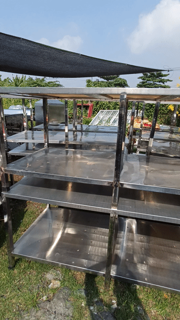 Kệ công nghiệp Inox Bạc. Mua bán Tủ, kệ gia đình tại Huyện Bình Chánh Tp Hồ Chí Minh được đăng bởi Khoa hình 1