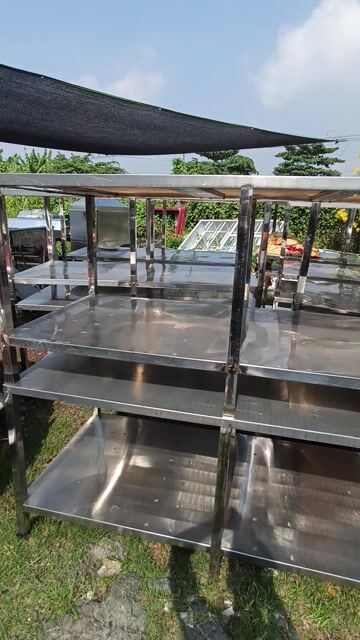 Kệ công nghiệp Inox Bạc. Mua bán Tủ, kệ gia đình tại Huyện Bình Chánh Tp Hồ Chí Minh được đăng bởi Khoa hình 1