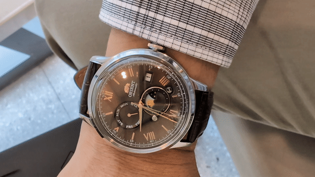 Orient Sun & Moon RA-AK0804Y Nam Nâu 97%. Mua bán Đồng hồ tại Quận 8 Tp Hồ Chí Minh được đăng bởi Lê Nhật Duy hình 1