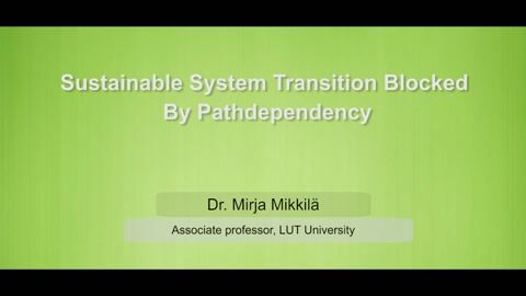 Sustainable Systemic Transition