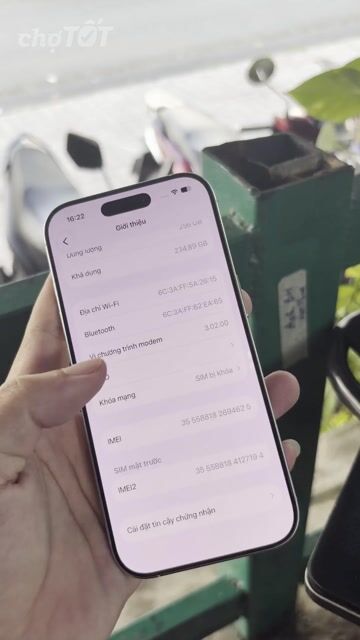 iPhone 16 Pro 256GB  lock - giao lưu- góp -ship. Mua bán Điện thoại tại Quận Gò Vấp Tp Hồ Chí Minh được đăng bởi Quảng Phạm Mua Iphone Lock và QT  HCM hình 1