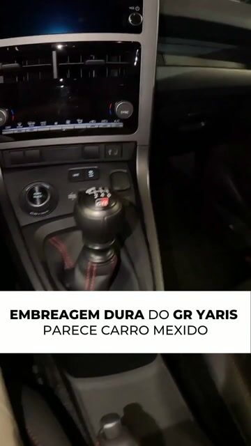 EMBREAGEM DURA DO GR YARIS PARECE CARRO MEXIDO