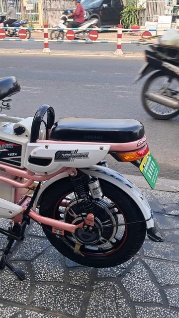 Xe đạp điện ADO A48 Hồng trắng. Mua bán Xe đạp tại Quận Cái Răng Cần Thơ được đăng bởi Xe điện Minh Nhiên  hình 1