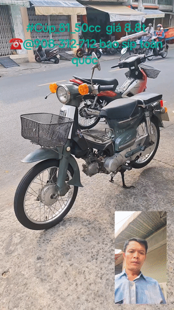 Honda Cub 81 50cc Xanh ngọc. Mua bán Xe máy tại Quận 11 Tp Hồ Chí Minh được đăng bởi CỬA HÀNG XE MÁY LONG HỔ hình 1
