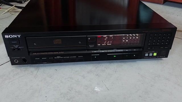 Đầu đĩa CD Sony CDP-333ESD Đen. Mua bán Tivi, Âm thanh tại Huyện Bình Chánh Tp Hồ Chí Minh được đăng bởi Le va loa amply bãi hình 1
