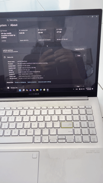 ASUS Vivobook i5-1135G7 15.6 inch 8GB/512GB. Mua bán Laptop tại Huyện Thống Nhất Đồng Nai được đăng bởi Hoàng Hiệp hình 1