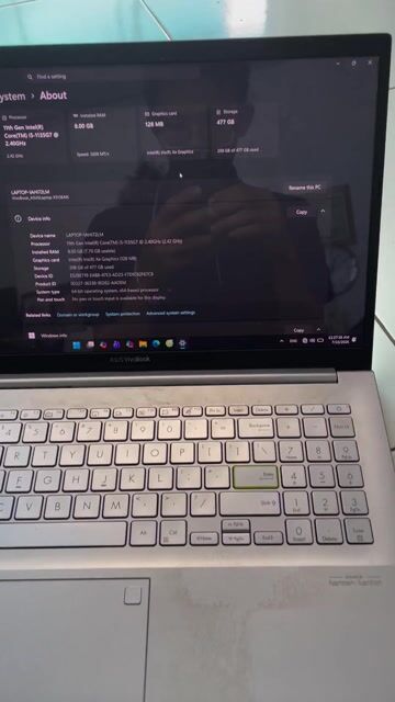 ASUS Vivobook i5-1135G7 15.6 inch 8GB/512GB. Mua bán Laptop tại Huyện Thống Nhất Đồng Nai được đăng bởi Hoàng Hiệp hình 1