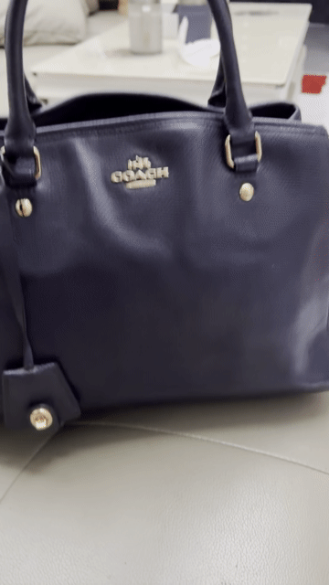 Túi xách COACH Nữ Xanh đen Đã sử dụng. Mua bán Túi xách tại Quận 1 Tp Hồ Chí Minh được đăng bởi Hàng kho tổng hợp giá rẻ hình 1