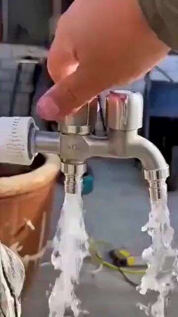 ⛱️ VÒI NƯỚC HAI ĐẦU RA CHẤT LIỆU INOX 304 KHÔNG RỈ. Mua bán Thiết bị vệ sinh, nhà tắm tại Quận Ninh Kiều Cần Thơ được đăng bởi Thanh Sang hình 1