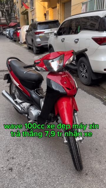 Wave 10cc máy zin xe đẹp. biển hà nội. Mua bán Xe máy tại Quận Cầu Giấy Hà Nội được đăng bởi Xe Máy Đoàn Văn Cam Kết Đúng Ảnh Đúng Biển Đúng Giá Trị hình 1