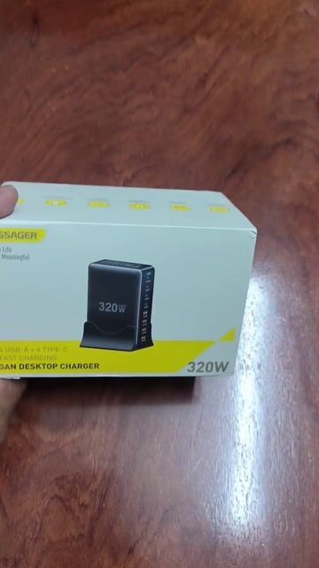 TRẠM SẠC ĐỂ BÀN ESSAGER 320W Ga.N. Mua bán Phụ kiện (Màn hình, Chuột...) tại Huyện Bình Chánh Tp Hồ Chí Minh được đăng bởi Minh Khiết  hình 1