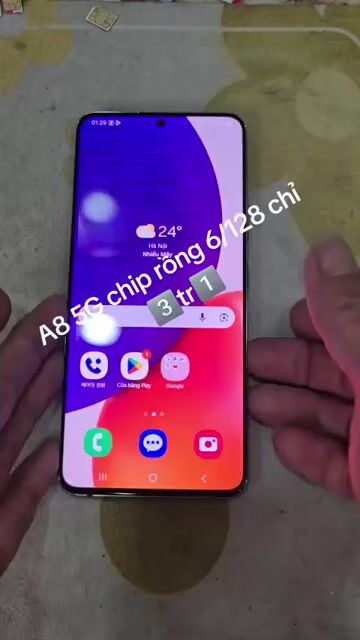 Galaxy A8 5G Quantum2 6/128 chiprồng 120Hz, zin100. Mua bán Điện thoại tại Quận Gò Vấp Tp Hồ Chí Minh được đăng bởi ThiênMinhMobile hình 1