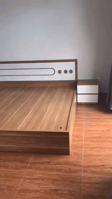 Giường ngủ MDF cao cấp 2 hộp kéo. Mua bán Giường, chăn ga gối nệm tại Thành phố Thủ Dầu Một Bình Dương được đăng bởi Phương hoa hình 1