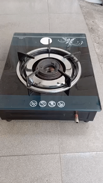 Bếp gas đơn Kiwa KW-300G mặt kính Đen. Mua bán Bếp, lò, đồ điện nhà bếp tại Quận 11 Tp Hồ Chí Minh được đăng bởi VITA GO hình 1
