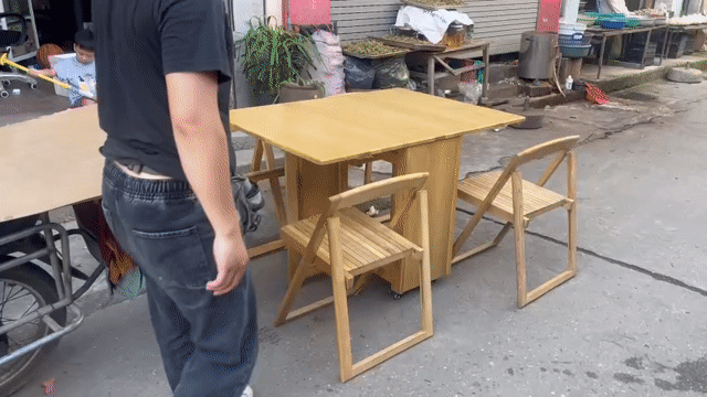 Bàn ăn Gỗ sồi Vàng gỗ 90%. Mua bán Bàn ghế tại Thị xã Sơn Tây Hà Nội được đăng bởi dũng phạm hình 1