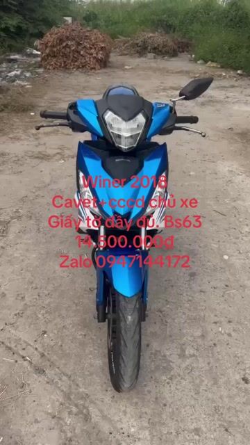 Honda Winner V1 2018 Xanh trắng. Mua bán Xe máy tại Huyện Bình Chánh Tp Hồ Chí Minh được đăng bởi lê kha hình 1