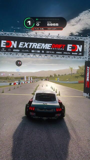 Mustang RTR fazendo Drift no Velocitta