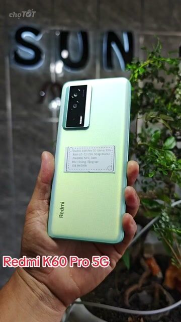 Redmi K60 Pro R12+256 Snap8Gen2 Pin5000 nFC 2sim. Mua bán Điện thoại tại Huyện Trảng Bàng Tây Ninh được đăng bởi Sun Mobile Shop Điện Thoại Trảng Bàng Tây Ninh 01 hình 1