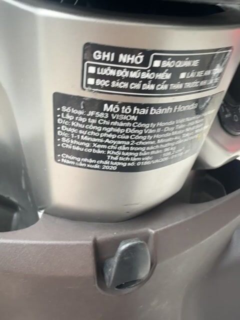 Honda Vision 2020 khoá smaskey. Mua bán Xe máy tại Thành phố Thuận An Bình Dương được đăng bởi xe máy phước thịnh hình 1