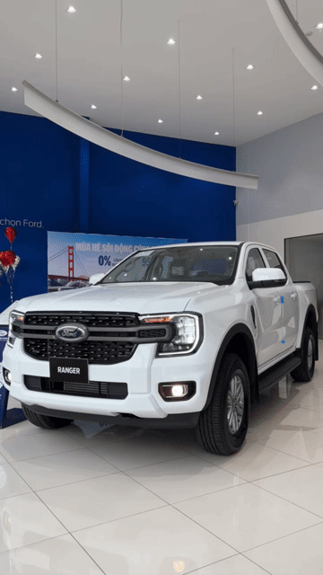 Ford Ranger XLS 6AT Trắng. Mua bán Ô tô tại Thành phố Long Xuyên An Giang được đăng bởi Mỹ Hiền Ford hình 1